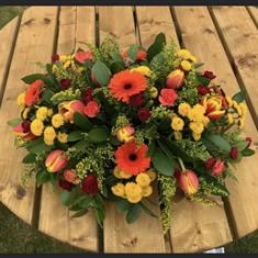 Autumnal Funeral Spray