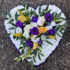 Beautiful heart with a different style 