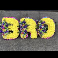 BRO tribute  with rainbow roses 