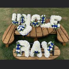 Blue theme tributes