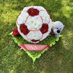 Red and White Football Tribute 